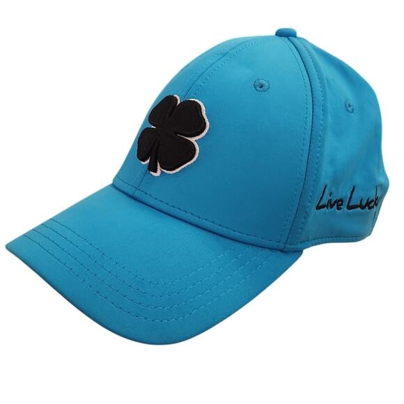 Black Clover Other - Black Clover Premium 152 Fitted Live Lucky Bright Blue Baseball Hat Cap Lid NWOT